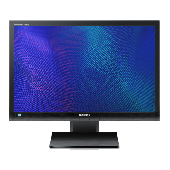 Samsung SyncMaster S19A450BW Service Manual