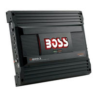 Boss D600.2 User Manual