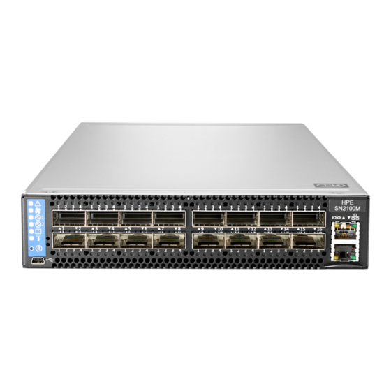 Hewlett Packard Enterprise SN2100M Quick Reference Manual