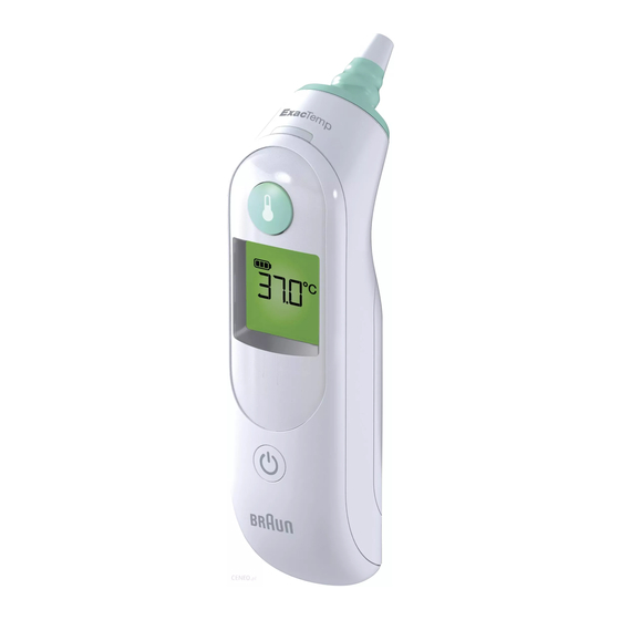 Braun ThermoScan IRT6515 Manual