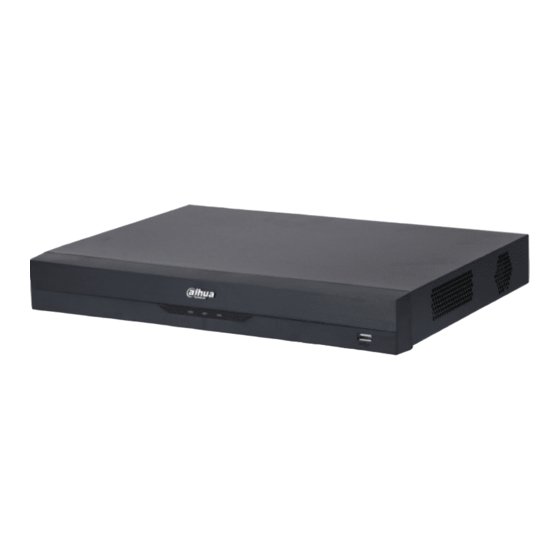 Dahua Technology DH-XVR58 S-4KL-I2-LP Series User Manual