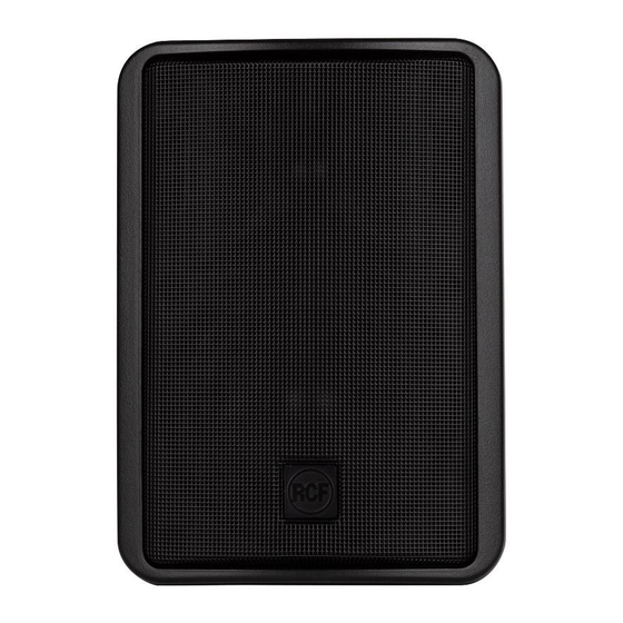 RCF MR 40 User Manual