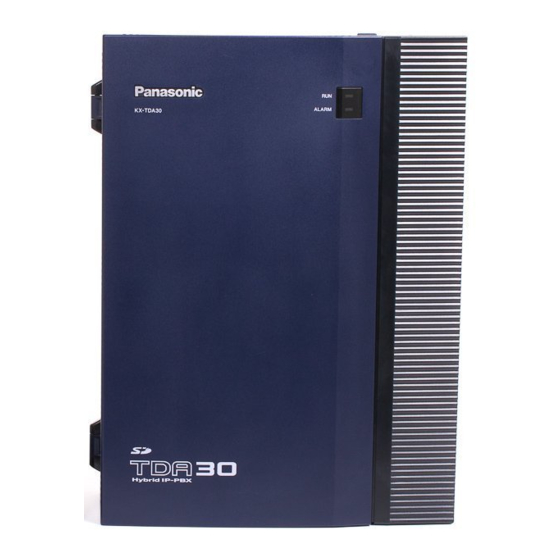 Panasonic KX-TDA30 Installation Manual