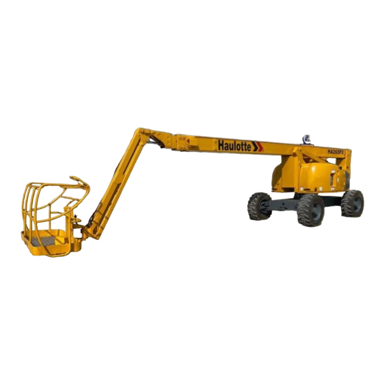 Haulotte Group HA 20PX Operating And Maintenance Instructions Manual