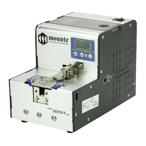 Mountz MSP series Operation Manual