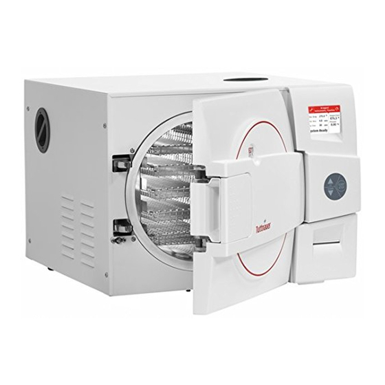 Tuttnauer EZ9Plus Operating Instructions Manual