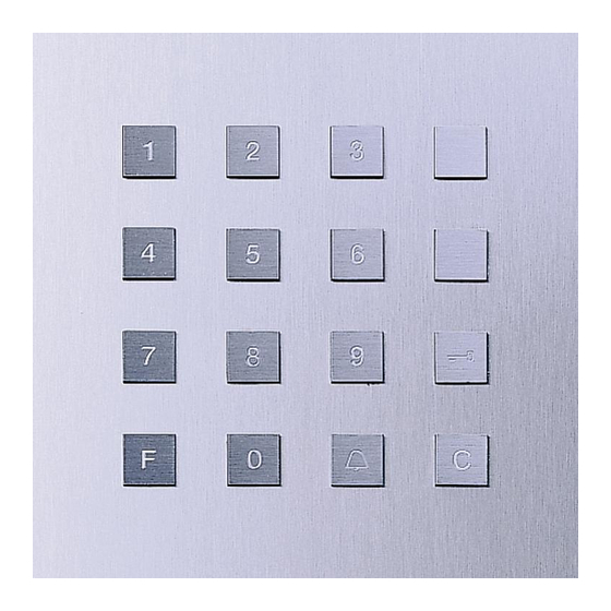 SSS Siedle Siedle Steel SCOM 611-02 Product Information