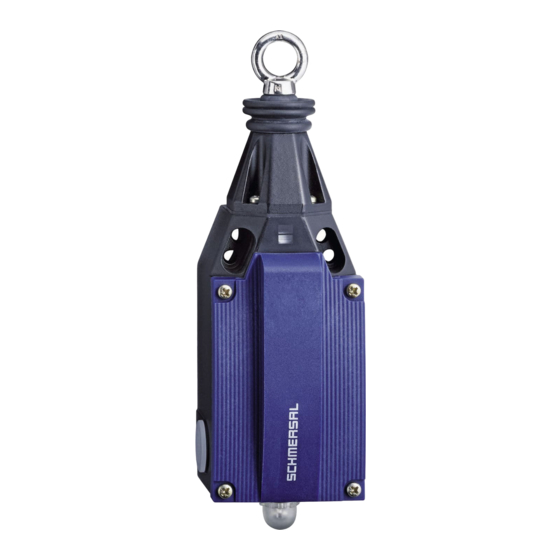 schmersal TQ 900 Operating Instructions