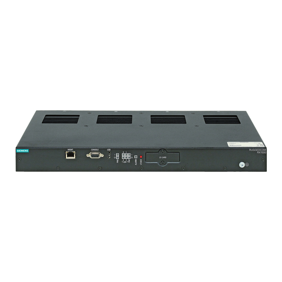 Siemens SIMATIC NET RX1524 Manual