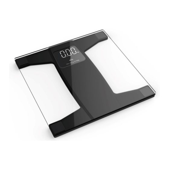 User Manuals: Witt WPS180GB Personal Scale Glass