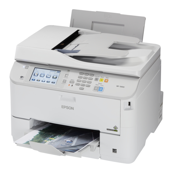 Epson WF-4640 Series Service Manual