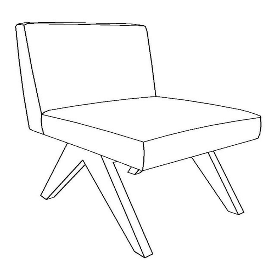 Safavieh Furniture Oliviadella ACH4515 Quick Assembly Instructions
