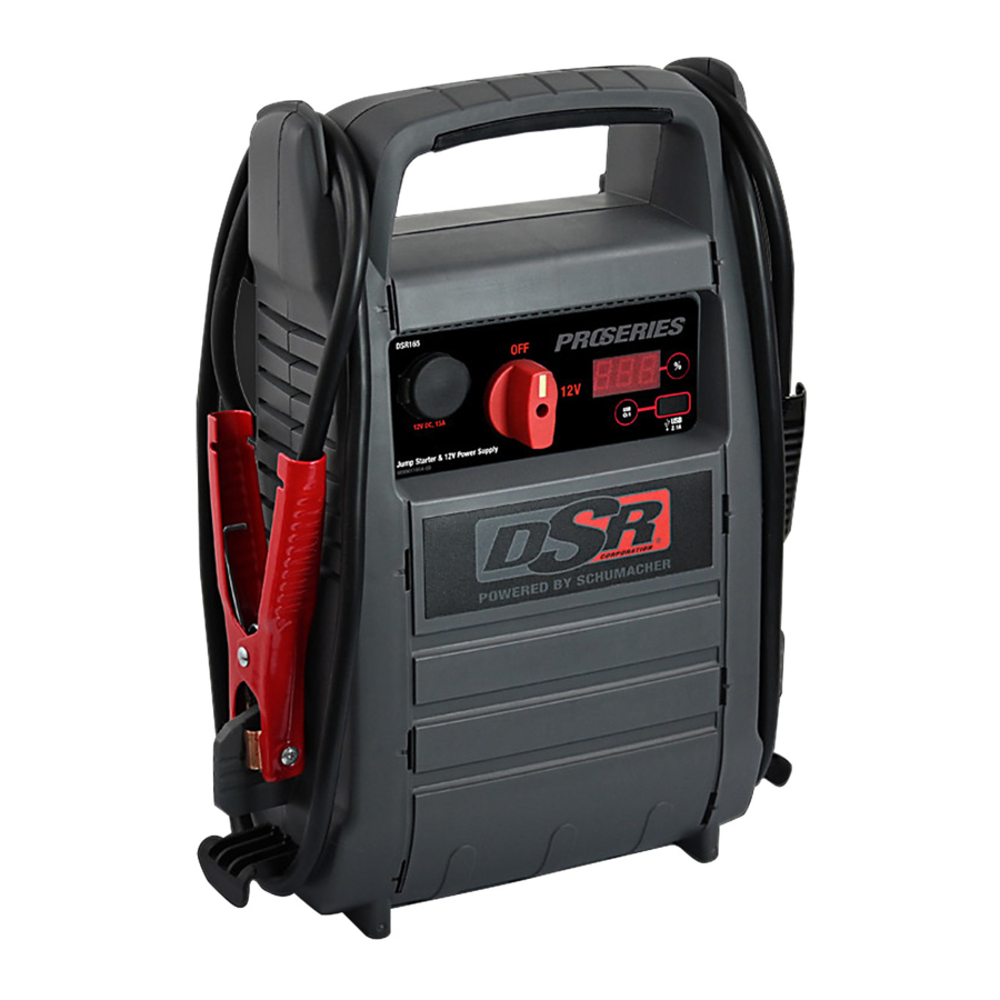Schumacher DSR165, DSR166 Manual