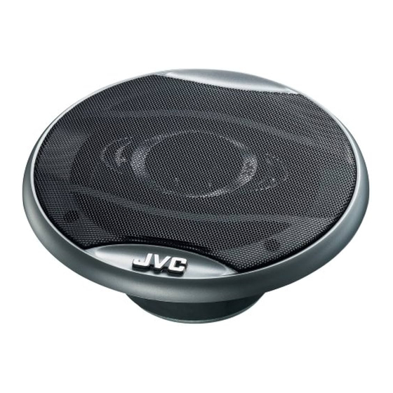 JVC CSHX537X - In-Vehicle - Coaxial Speaker Safety Instructions