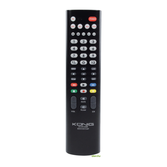 Konig KN-RCU10B Manual