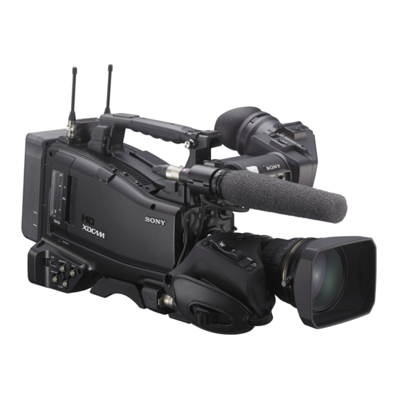 Sony PXW-X500 Operation Manual