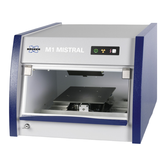 Bruker M1 MISTRAL User Manual
