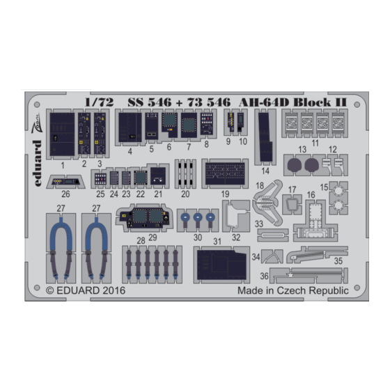Eduard Zoom AH-64D Block II Quick Start Manual