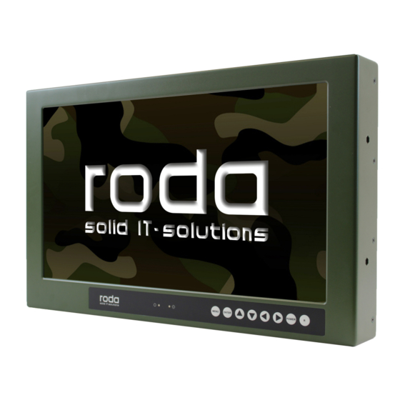 Roda RD22 Manual