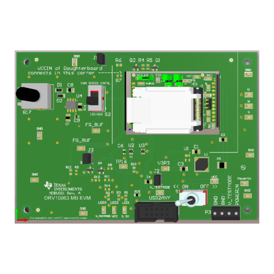 User Manuals: Texas Instruments DRV10963 Motor Driver