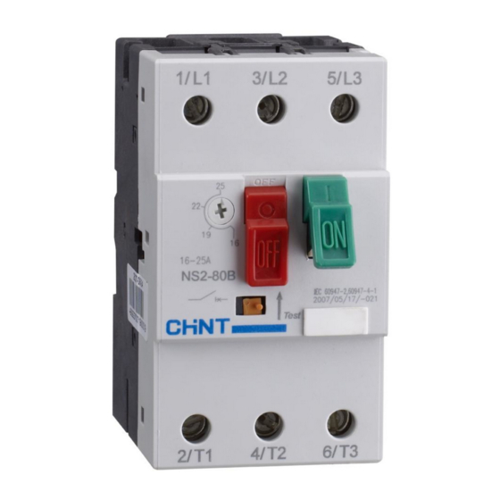 CHINT NS2-80B User Instruction