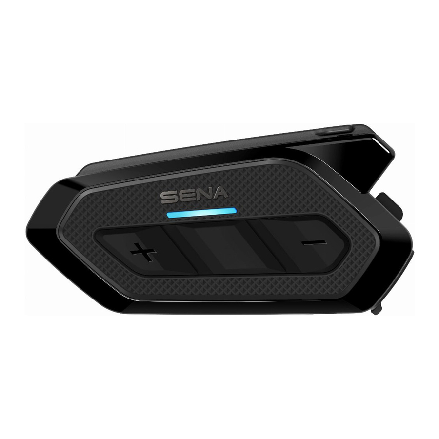 Sena SPIDER RT1 - Mesh Intercom Headset Quick Start Guide