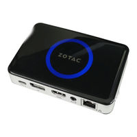 Zotac ZBOX PI330 pico Quick Start Manual