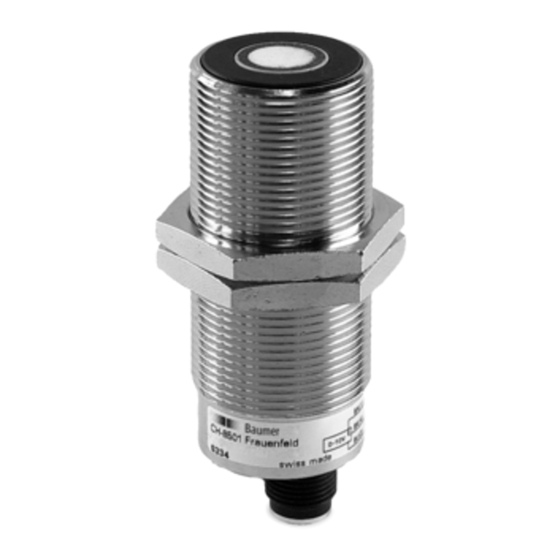 Baumer UNAM 30U6103 Quick Start Manual