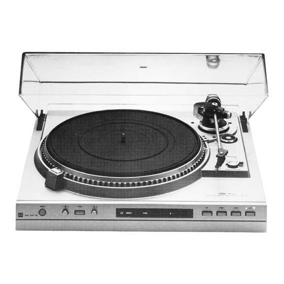 Dual CS 741Q Manual