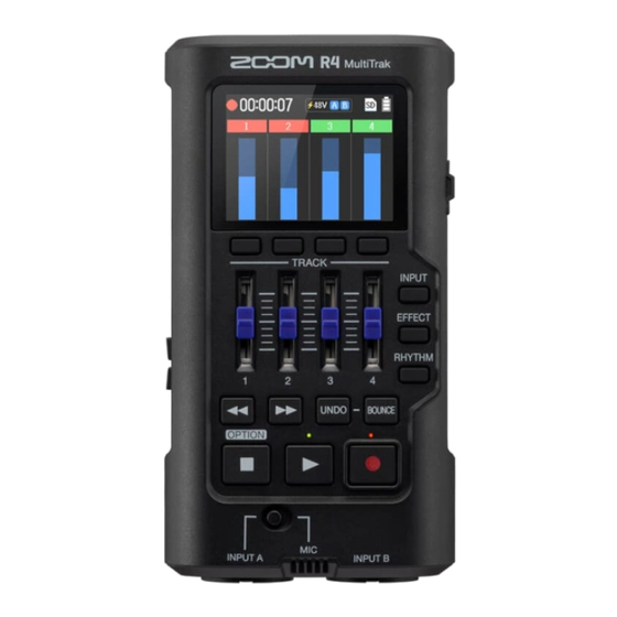 Zoom R4 Quicktour