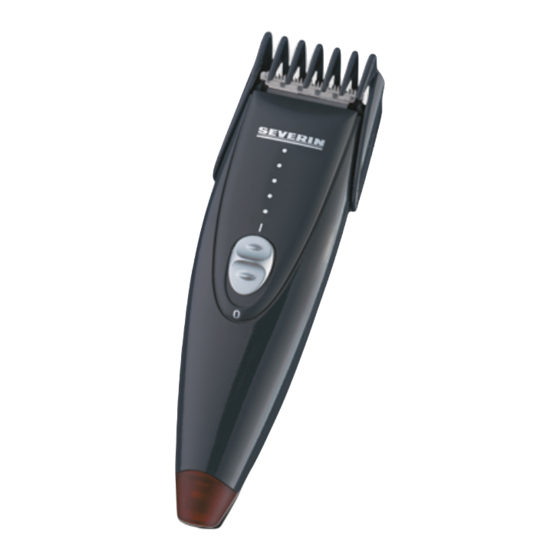 SEVERIN HAIR CUTTING SET - DATASHEET 2 Dimensions