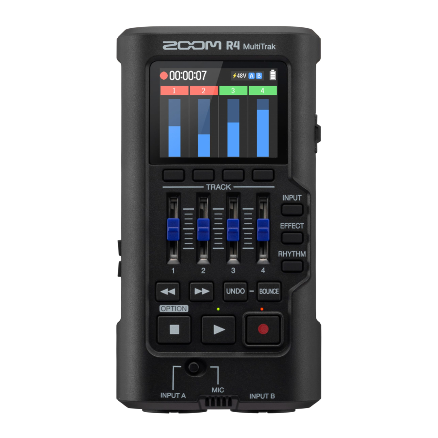 ZOOM R4 Manual