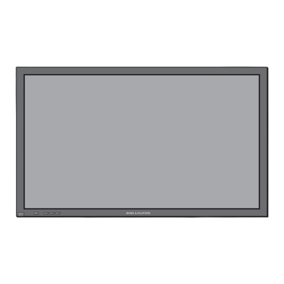 Bang & Olufsen BeoVision 4 Manual