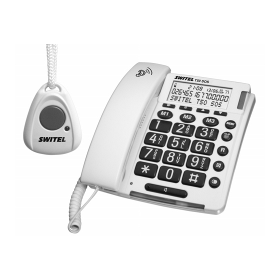 switel T50 SOS Operating Instructions Manual