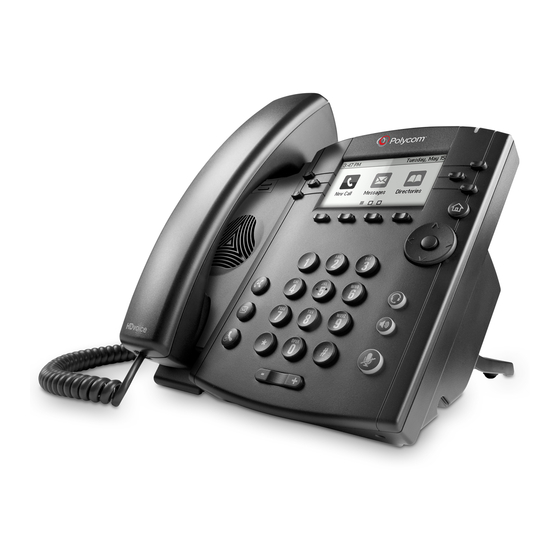 Polycom VVX 300 Series Quick Reference Manual