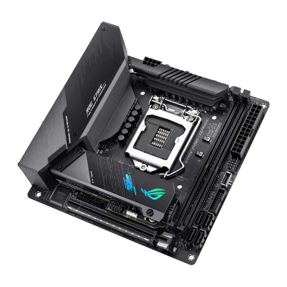 Asus ROG STRIX Z490-I GAMING Manuals