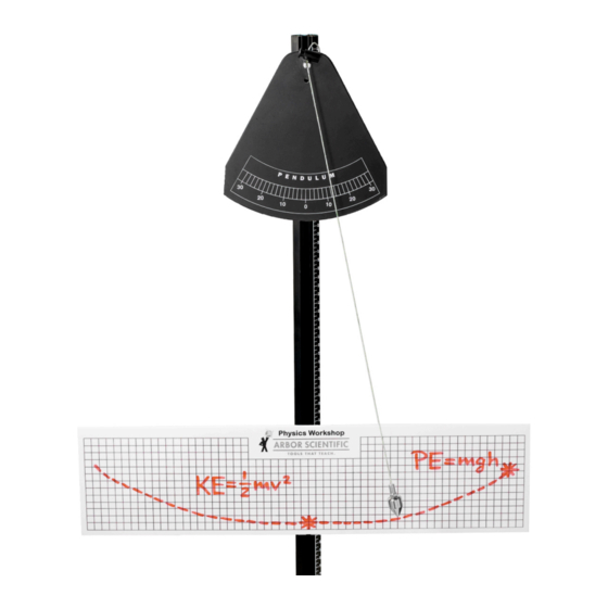 ARBOR SCIENTIFIC Pendulum Lab Quick Start Manual