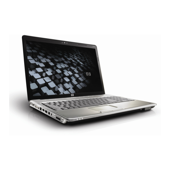 HP Dv6 1240us - Pavilion Entertainment - Core 2 Duo 2.1 GHz Maintenance And Service Manual