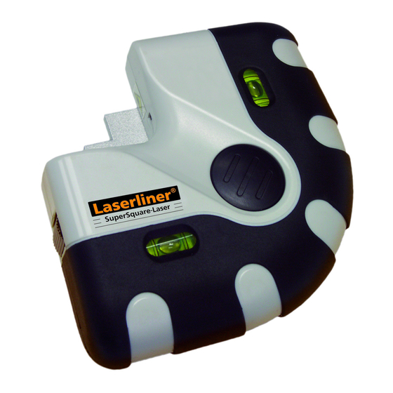 LaserLiner SuperSquare Measuring Laser Manuals