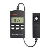 Gossen MetraWatt MAVOLUX 5032B USB Operating Instructions Manual