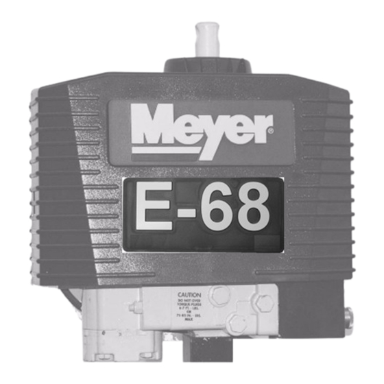 Meyer E-68 E-Z Mount Xpress Service Manual