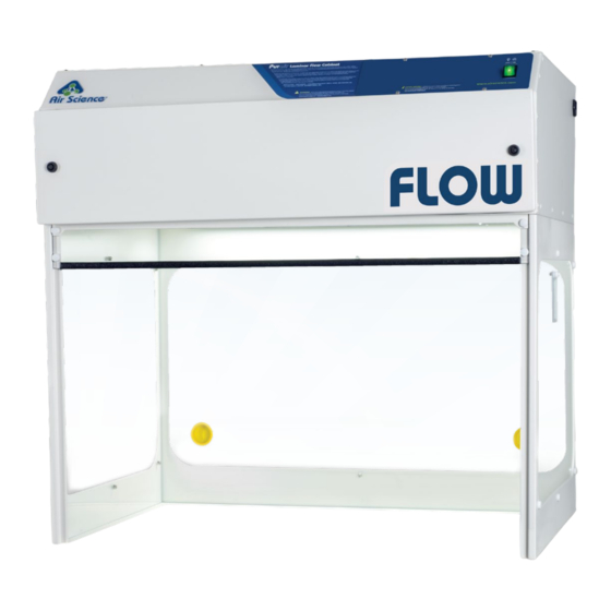 Air Science Purair FLOW-24 Flow Cabinet Manuals