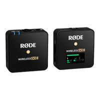 Rode Microphones Wireless GO II Quick Start Manual