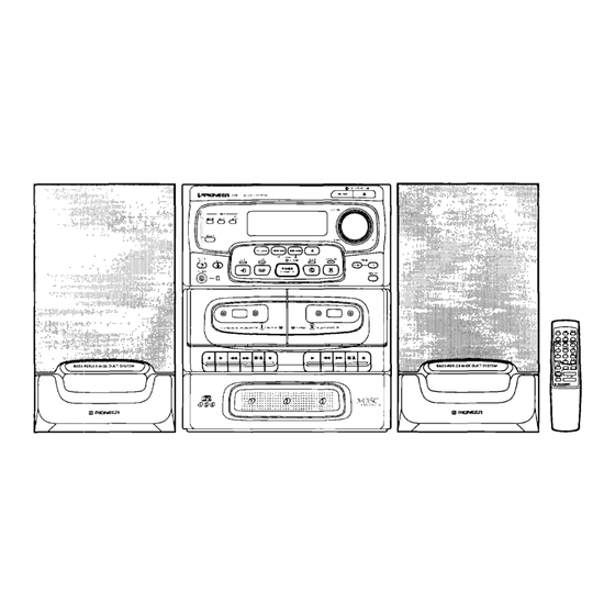 Pioneer XAR-P60C Operating Instructions Manual