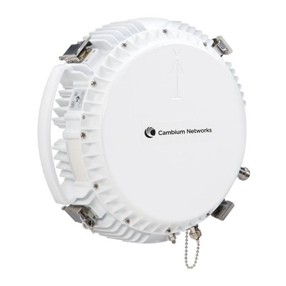 Cambium PTP 800 Series Wireless Backhaul Manuals