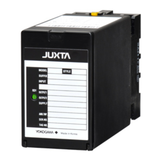 YOKOGAWA JUXTA MH7D User Manual