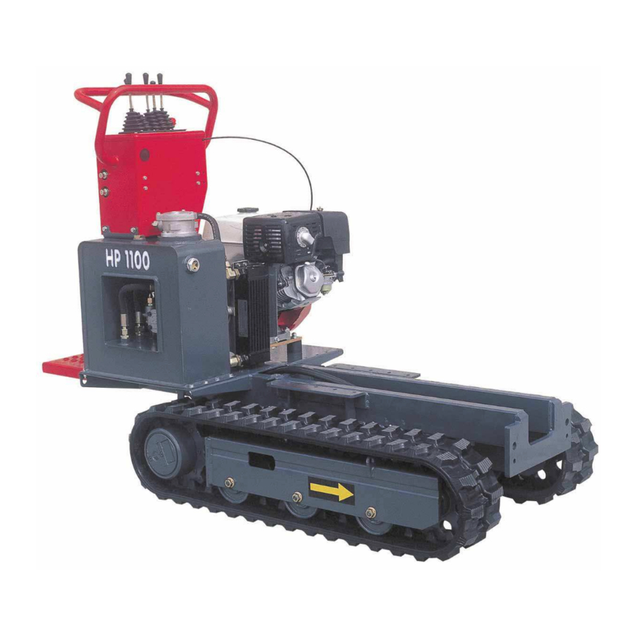 Hinowa HP 1100 Manual Use And Maintenance