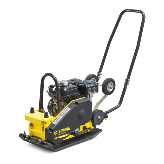 Bomag BVP 10/36 Operating Instructions Manual