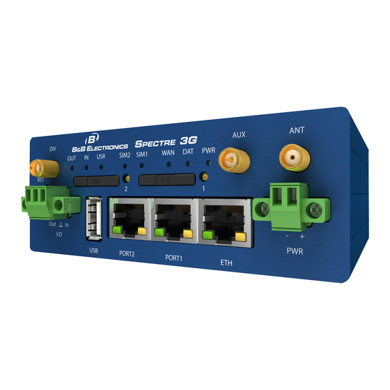 B&B Electronics SPECTRE User Manual