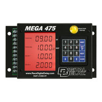 DIGITAL DELAY Mega 475 Instruction Manual